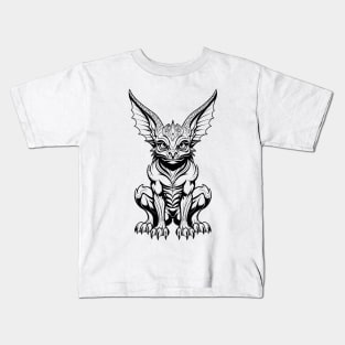 Cute Gargoyle Mythical Beast Kids T-Shirt